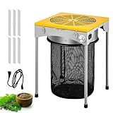 ✔【Ventilateur interne et sac de récupération】Le ventilateur intégré souffle les feuilles coupées dans le sac de récupération, limitant ainsi les salissures et créant un système de collecte efficace.