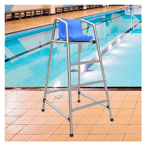 Silla de Salvavidas Alta de Acero Inoxidable 78x92x150cm miniatura 1