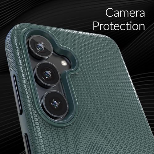 Image of Crave for Samsung Galaxy S24 FE Case, Shockproof Protection Dual Layer Case for Samsung Galaxy S24 FE (6.7 inch) - Forest Green