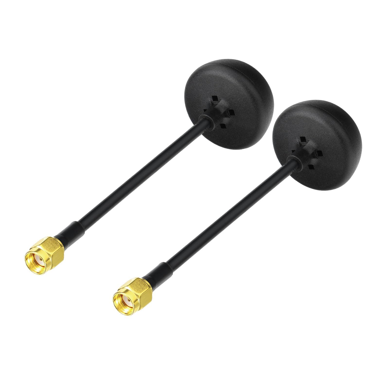 Bingfu Antenna FPV 5,8 GHz, Antenna Pagoda RHCP con Connettore RP-SMA, Guadagno 5 dBi, per Drone FPV, Quadricottero, Visori, Trasmettitore/Ricevitore TX RX, 2pcs