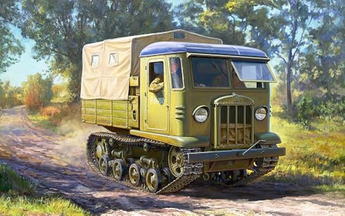 Zvezda 3663 maquette plastique 1:35 tracteur artillerie soviétique STZ-5 véhicule militaire