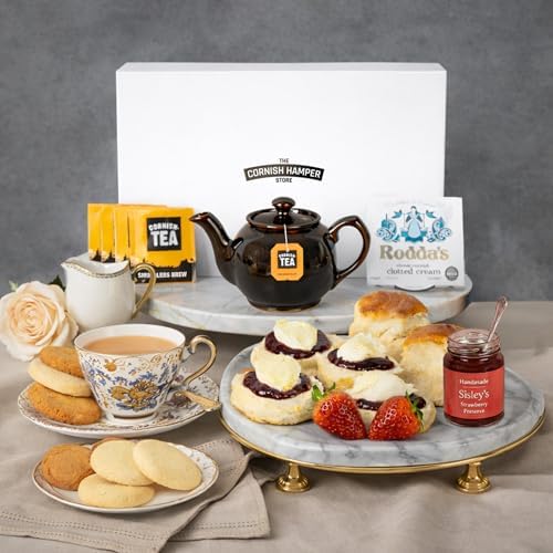 Cornish Luxury Afternoon Tea Hamper | Premium Gift Box with Gourmet ...
