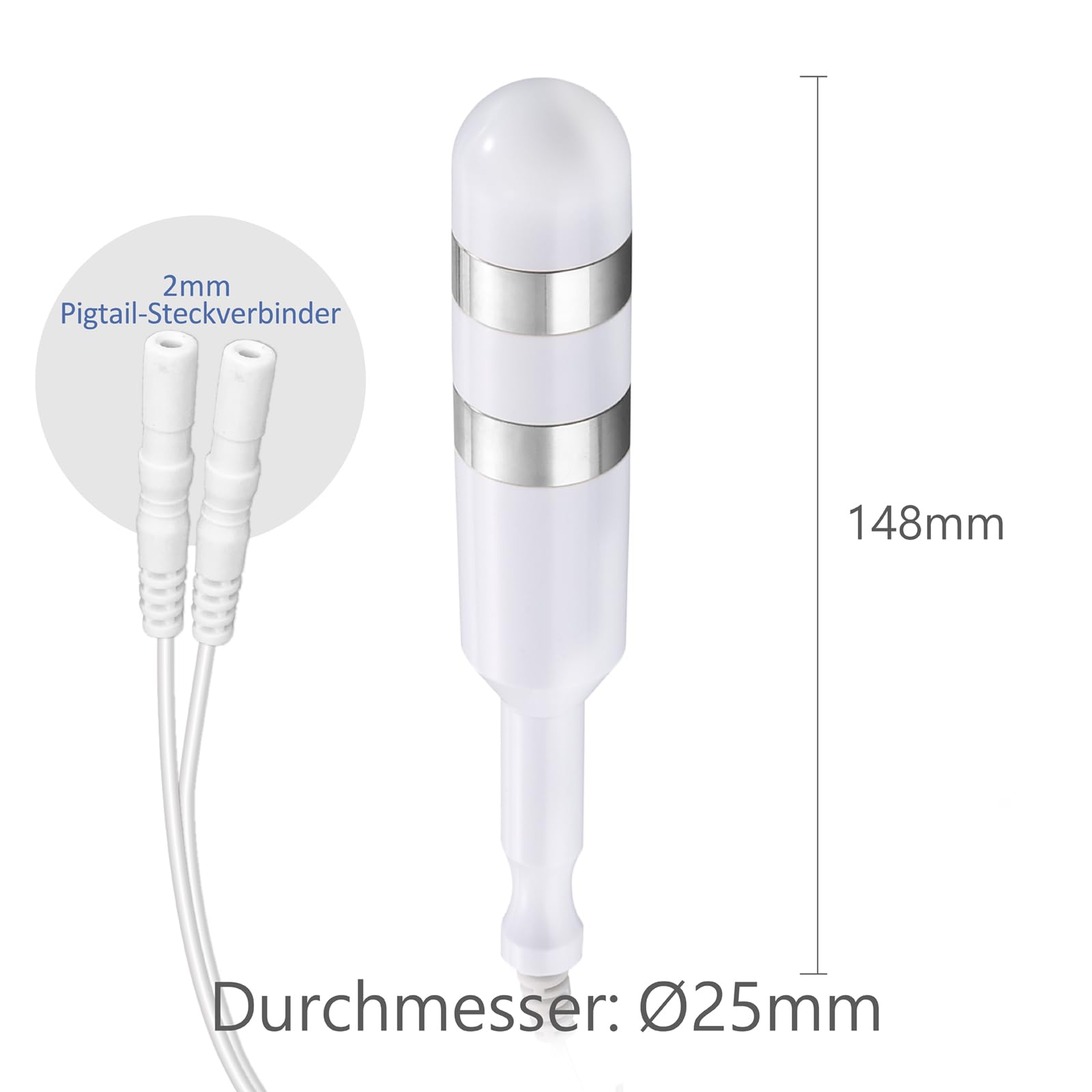 iSTIM Medizinische Sonde zur elektrischen Stimulation der Beckenbodenmuskulatur, Linderung von Inkontinenz, Blasenkontrolle – kompatibel mit Inkontinenz-EMS-Gerät