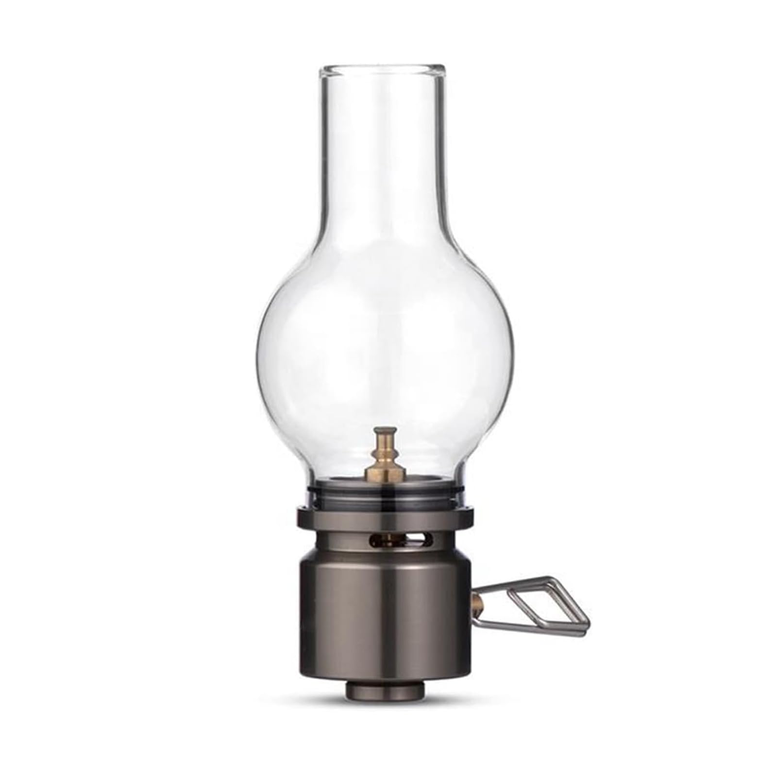 Qmint Outdoor Gas Lantern Dreamlike Candle Lamp Portable Tent Lantern Glass Mantle Lantern