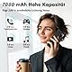 Akkuhülle für Galaxy Note 20 Ultra, 7000 mAh schlanke wiederaufladbare Ladehülle erweiterte Ladehülle, Backup-Akkuladegerät tragbare Powerbank für Samsung Galaxy Note 20 Ultra (6,9 Zoll) – Schwarz
