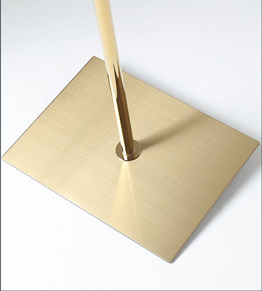 Grüne Schaufensterpuppe, Torso, Puppenkleid, Samt, halblanges Modell, höhenverstellbar, Metall, Gold, Silber, quadratische Basis, Kleiderschmuck-Display (Farbe: Gold, Größe: S/Klein) (Silber M/Mittel)