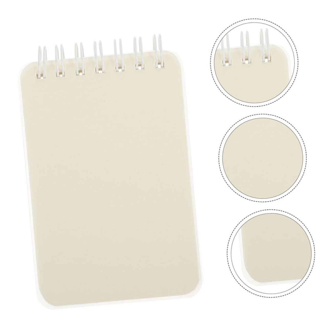 Artibetter 5 Ensembles Livre De Bobine Petit Cahiers En Spirale Collège Mini Stationnaire Cahier À Spirale Cahiers Pour L'école Carnet De Notes Cahier De Poche Blanche Pp 6 Pièces * 5