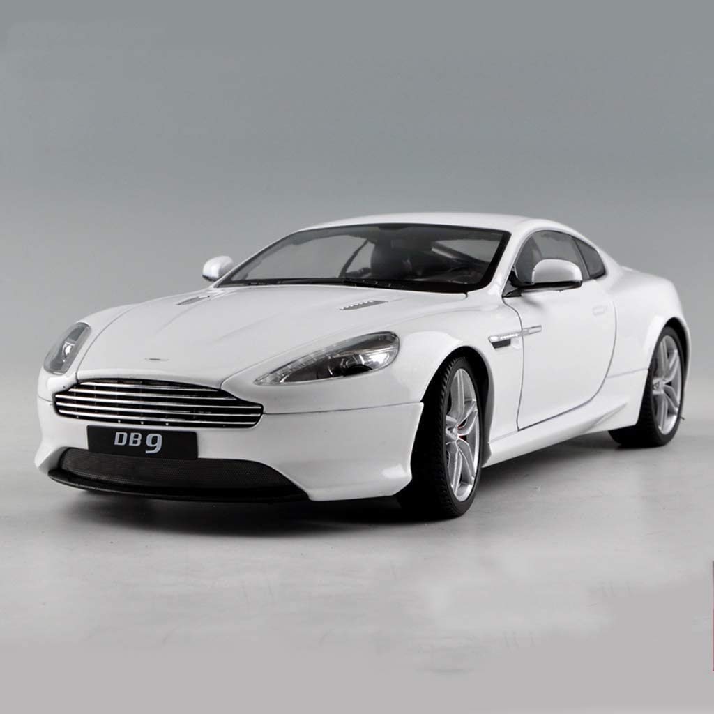 ZhanglZhangl Educational Toys, Remote Control Car Toys，Model Car 1:18 Aston Martin Db9 Simulation Alloy Car Children Model Boy Toy Birthday Gift Collection Home Decoration (Color : White)