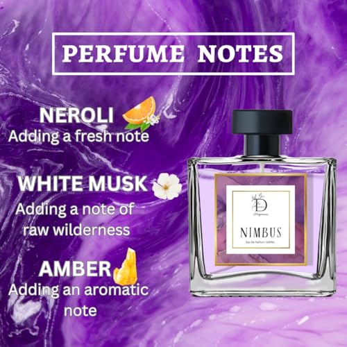 Image of Dionii NIMBUS Unisex Eau De Parfum Perfume | Long Lasting Fresh Fragrance With Neroli & Amber, 100 ML