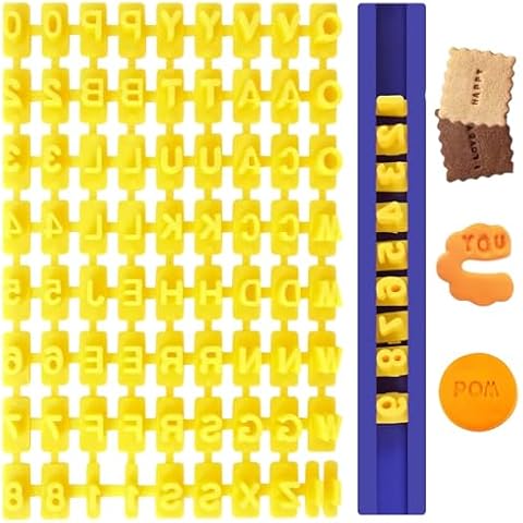 73 PCS Food Safe Letter Stamps for Baking Cover
