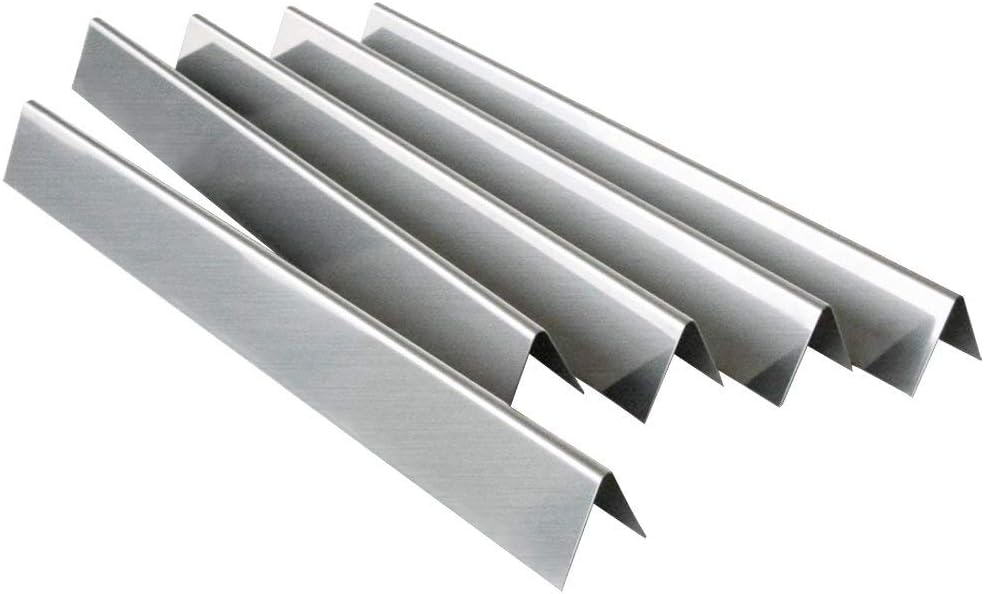 LS'BABQ Stainless Steel 22.5 Inch Flavorizer Bars for Weber 7537, Genesis Silver B and C, Spirit 700, Gold B and C, and Weber 900, 18 GA, 22.5“ x 2.3" x2.3“ 7537 Stainless Steel