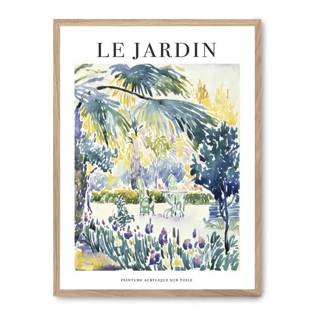 Cuadro Le Jardin I FASE5 pour habiller un mur vide facilement
