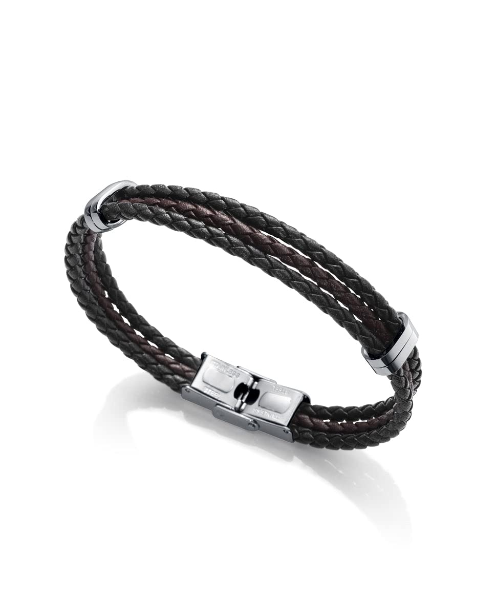 Viceroy Pulsera Fashion Hombre Acero Cuero