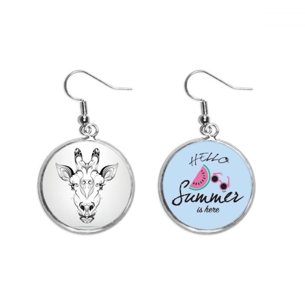 Pendientes de sandía artísticos para lucir en la playa y terrazas de verano con estilo animal 5