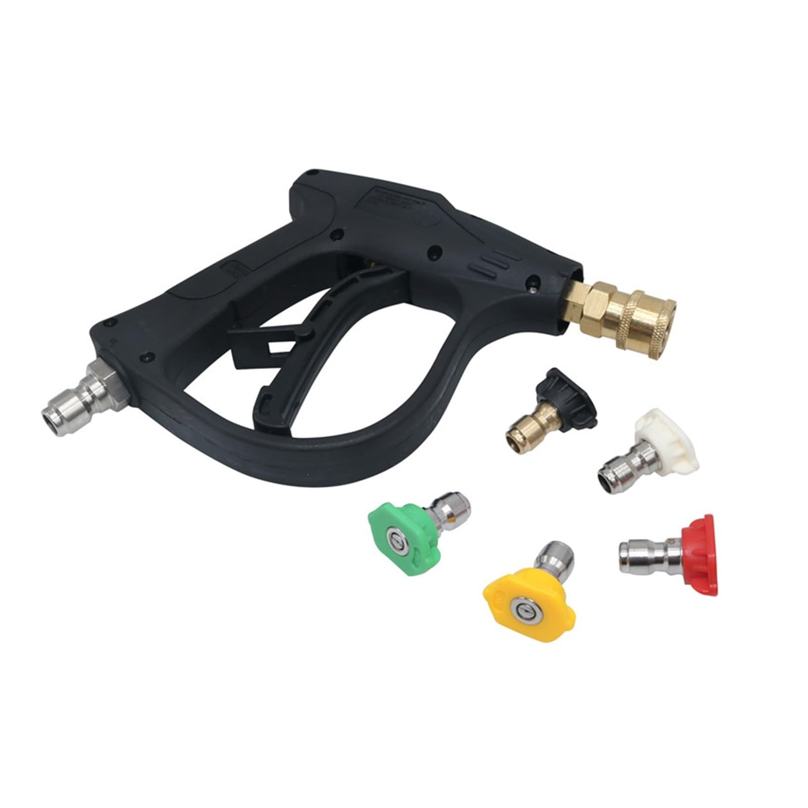 1 PCS Arandela de alta presión Agua de agua Nieve Gun de lanza Spray 5 PCS Boquilla rápida Kit de limpieza del kit de lavado del automóvil