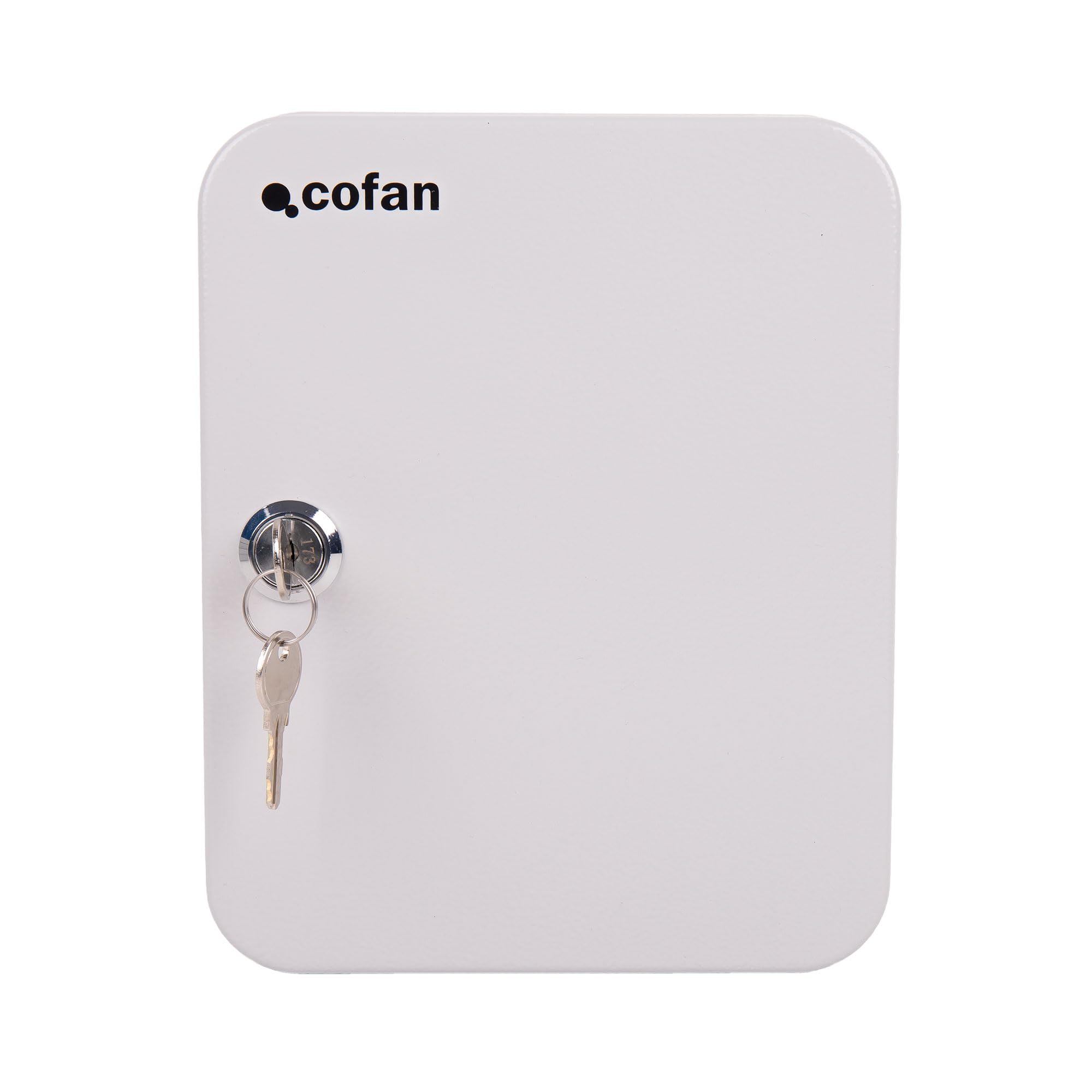 Cofan Armario para Llaves con Cerradura, Caja Fuerte de Seguridad de Acero, Incluye 2 Llaves y Kit de fijación, Instalación a la Pared, Adecuado para 40 Llaves