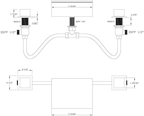 Miniatura 9 de Grifo de bañera romana para montaje en cubierta, color negro mate, grifo de bañera de cascada de flujo extra alto, SUMERAIN