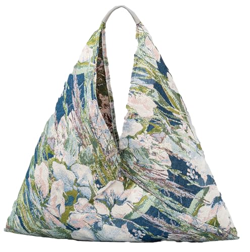 Boho Purses for Women Trendy Embroidered Purse Top Handle Bag Summer Handbag 2025 Shoulder Bag Travel Causal Tote Handbag