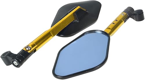 Miniatura 9 de Espejo retrovisor de aluminio CNC para motocicleta MT07 MT09 MT-07 para Kawasaki Z900 Z900RS Z800 Z1000 color azul