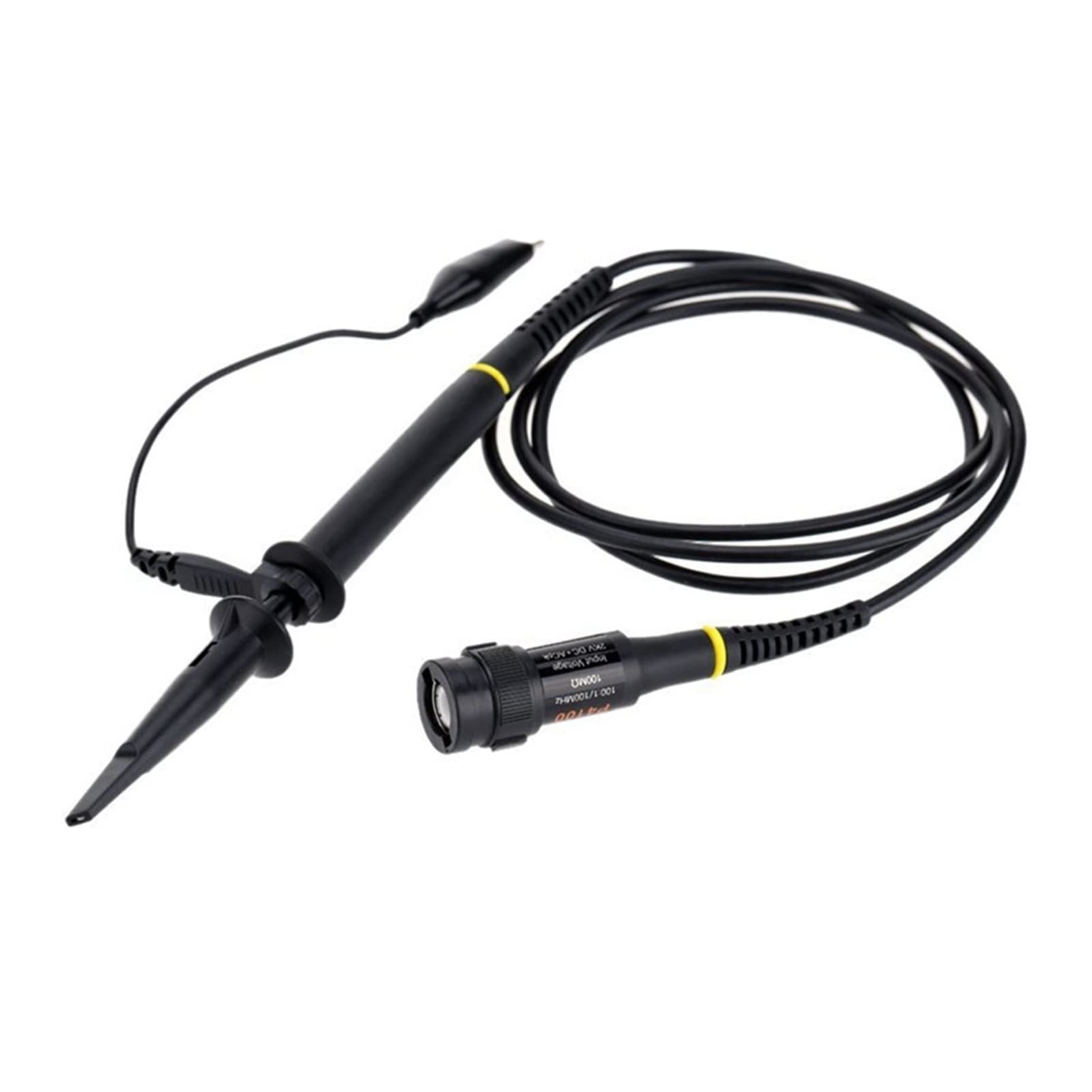 P4100 Sonda de osciloscopio de Alto Voltaje 2KV 100: 1 Pinza de cocodrilo de 100 MHz Punta de medición Amablemente