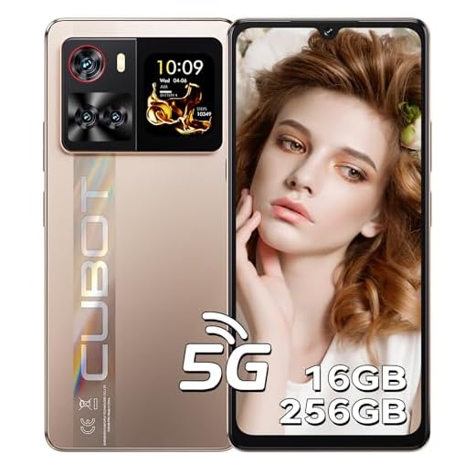 CUBOT X100 5G - Smartphone 6.88" HD+ 120Hz, 16GB RAM (8GB+8GB Erw.), 256GB ROM, 64MP Kamera, Android 15, Dimensity 7025, Gold