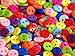 Price comparison product image 50 x 23mm Buttons - 11 Colours + Assorted Mix (23mm, Mixed)