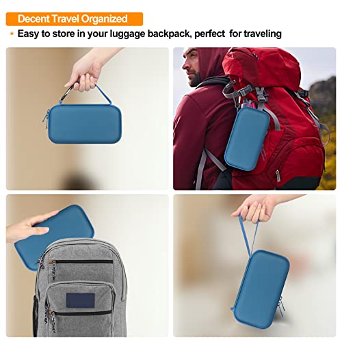 Elonbo Speaker Travel Case For Bose Soundlink Flex Bluetooth Portable Speaker,Outdoor Travel Wireless Waterproof Speaker Carrying Bag Storage Holder,Mesh Pocket For Usb Type C Cable Charger,Stone Blue #TOP5