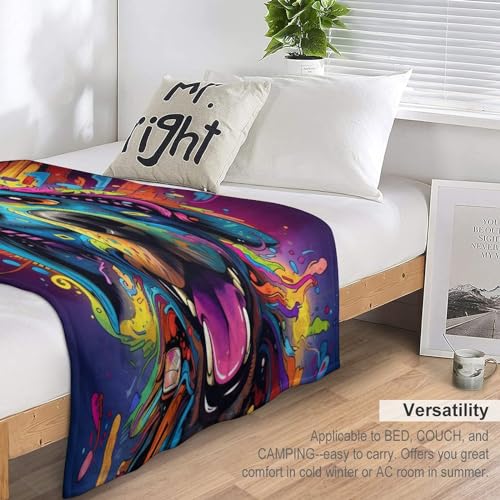 Couverture de lit en flanelle de salon, jeté de canapé chic 140x180cm - 6