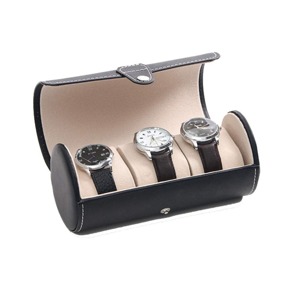 Boîtes à Bijoux Montre Boîte Hommes Femmes Cadeau Voyage Artificielle Hommes Vacances Affichage Boîte De Rangement 19.5 * 9Cm