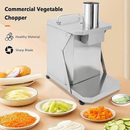 Picadora comercial eléctrica para vegetales de 200W miniatura 2
