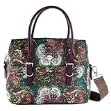  Oilily Damen Picnic Handbag Shz 1 Henkeltasche, Grün (green), 13.5x22x30 cm
