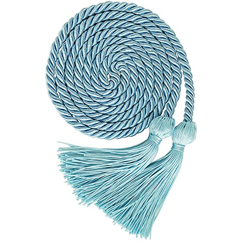 OSBO GradSeason Graduation Honor Cord with Tassel 68" Long for Bachelor, Master, Doctor (Sky)