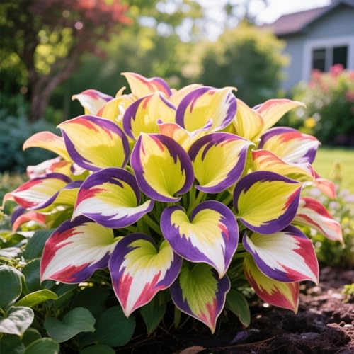 Perennial/Brilliant Hosta Bulbs for Planting Now UK/RareLarge Hosta Rhizome/Grow Well/Excellent Display/Potted-2bulbs-A