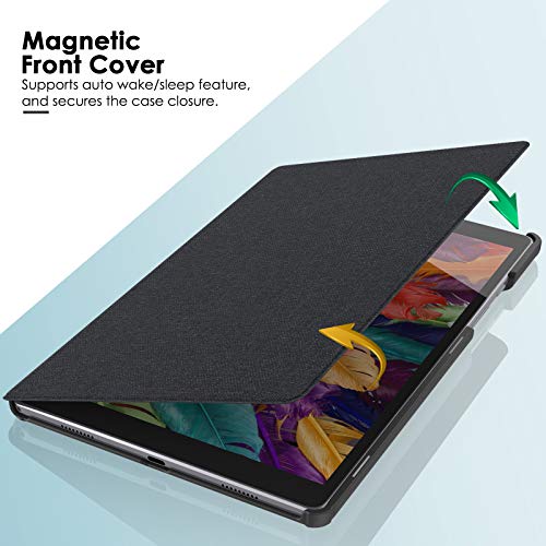 Supveco Galaxy Tab A7 Case 10.4 2020, Shockproof Stand Cases For Samsung Galaxy Tab A7 10.4 With Multi Viewing Angle & Anti-Slip Book Cover For Galaxy Tab A7 10.4 Inch [Sm-T500/T505/T507] (Black) #TOP3