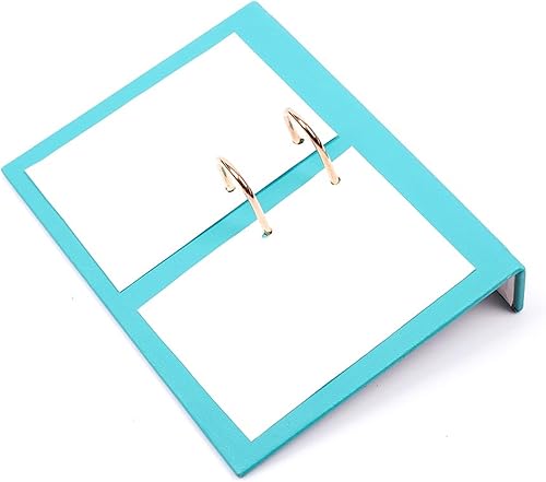 Miniatura 7 de MOOG - Juego de escritorio de cuero turquesa, almohadilla de escritorio, soporte para papel de notas, soporte para bolígrafos, posavasos de cuero,