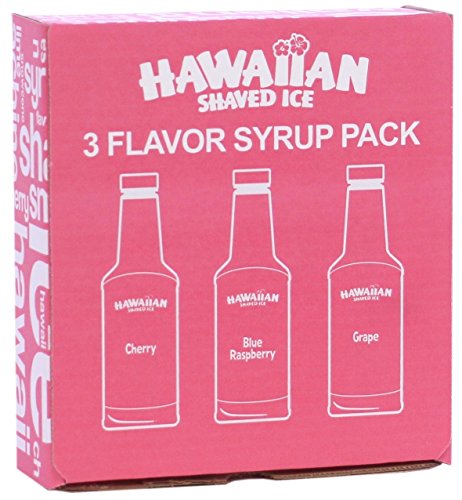 Hawaiian Shaved Ice F140 Snow Cone Syrup, 16 Fl Oz (Pack Of 3), Multicolor #TOP4