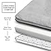 Clara Clark 3 Piece Bathroom Rugs Bath Mat Set, Velvet Memory Foam Bath Mats for Bathroom - Non-Slip, PVC Backing Bath Rugs, Washable - Dries Quickly, Silver
