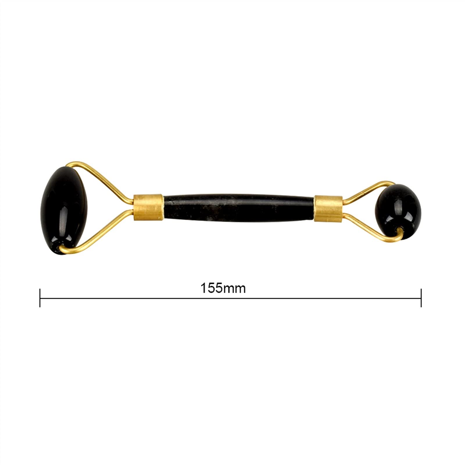 MOBYAT Rodillo de Masaje Crystal Jade Stone Cellulite Wrinkle Roller Cool Beauty Tool for el Cuidado de la Piel 1 Uds.