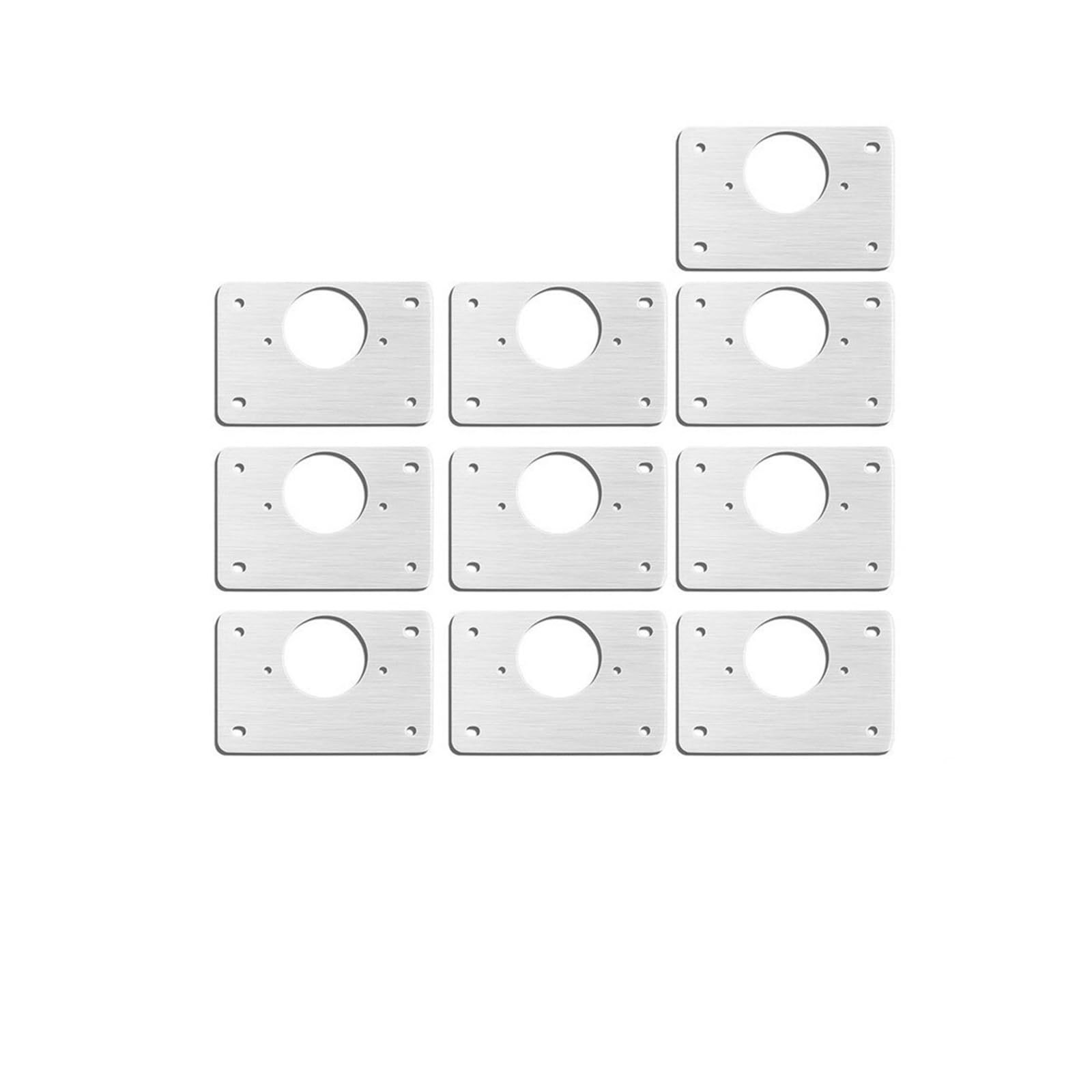 Jinfeuge 10Pcs A Stainless Steel Household Hardware Hinge