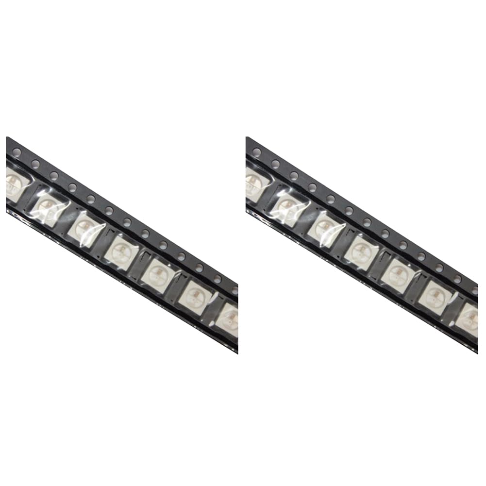 Hndhbfgrt 1000Pcs WS2812B (4Pins) LED Chip 5050 RGB SMD White Version WS2812 Individually Addressable Digital Pixels DC5V