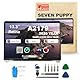 seven puppy (Silber) SEVENPUPPY Ersatzdisplay für MacBook Air A1932 (13, 2019) / A2179 (13, 2020) – EMC 3184/3302 – Retina LED-LCD Bildschirm Komplettmontage, A+++