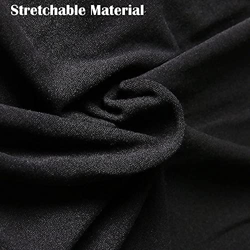 Speaker Stand Cover COOSOO Universal Lighting Tripod Stand Cover Scrim DJ Speaker Light Stand Skirt Cover Stretchable Lycra Spandex Material 360 Degree Cover for Weddings Banquets Events - Image 2