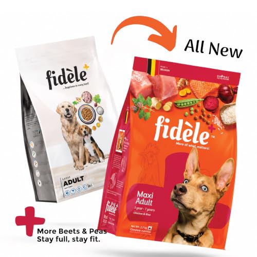 Image of Fidele+ Adult Large Breed Dog Food | 2.7kg | Glucosamine for Joint Support | Omega 3 & 6 | High Protein | Muscle Strength & Coat Health