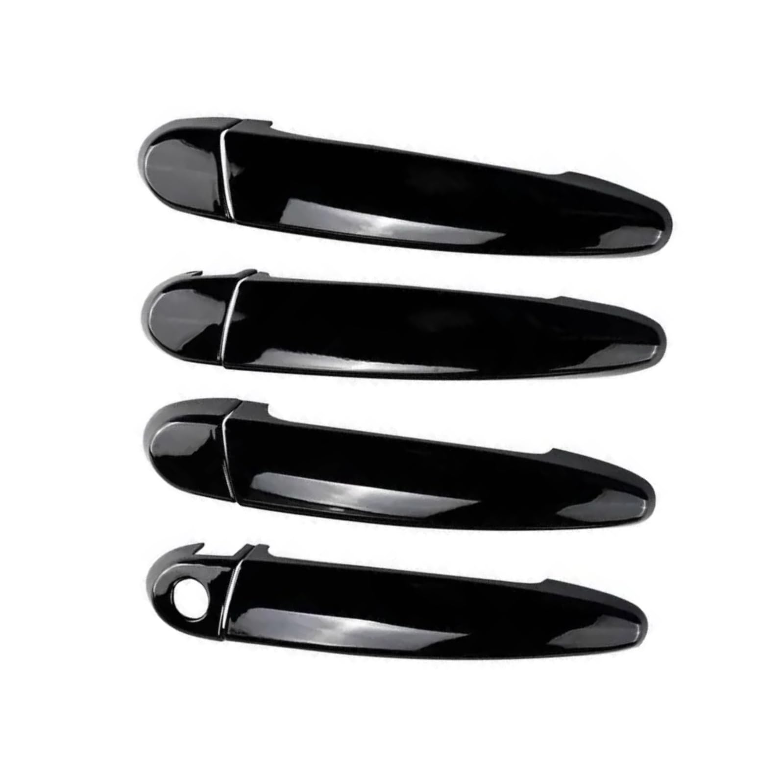 IUYHGTR Car Exterior Door Handle Compatible with BMW 1 for 3 Series for X4 for X6 Car Exterior Door Handle Cover Decoration Sticker Trim Protector Styling Replacement(Black)