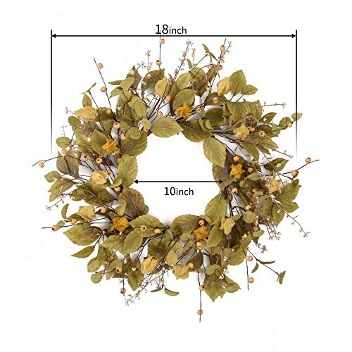 image for YNYLCHMX Fall Wreaths for Front Door, 18