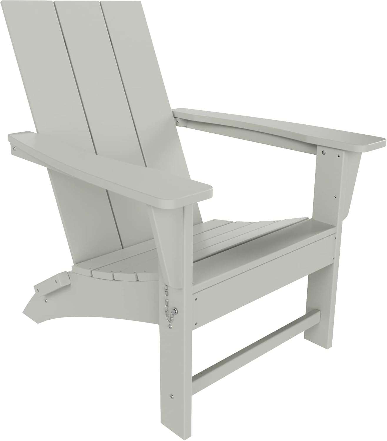 WO Home Furniture HDPE Adirondack Chair Folding Poly Lumber All Weather UV/Fade Resistant Heavy Duty for Patio, Backyard, Balcony, Garden, Lawn (Orange)…