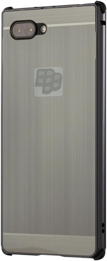BlackBerry Key2,BlackBerry Athena,BBF100-1,BBF100-2 4.5" Case,Luxury Metal Frame+Hard Back Case 2 in 1 Cover Ultra-Thin Frame Case for BlackBerry Key2 Smartphone (Black)