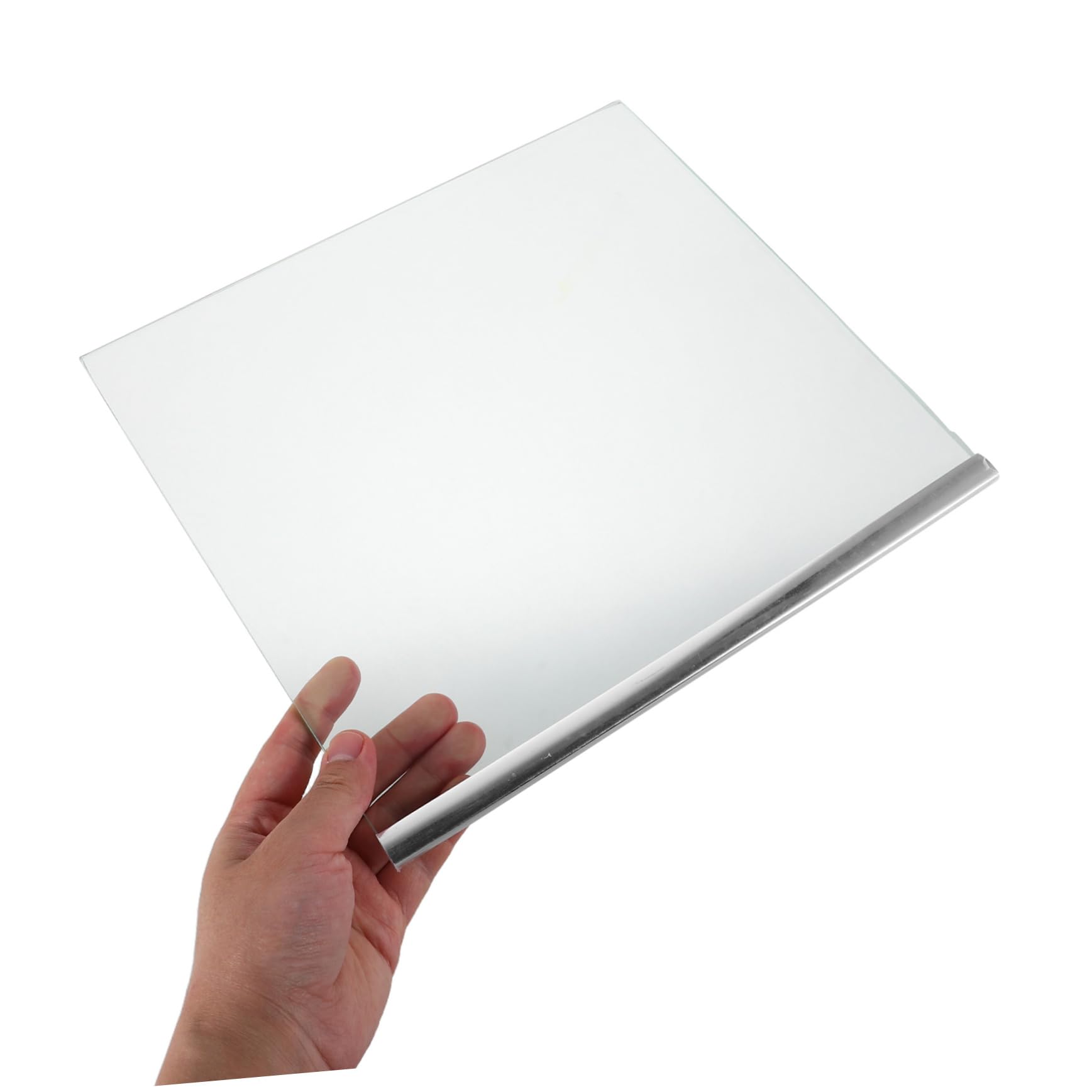NUOBESTY Ripiano in Vetro Temperato per Frigorifero da Cucina 30x27 Cm, Divisorio Portaoggetti per Frigo Domestico, Pannello Sostitutivo Compatibile Congelatore, Facile da Installare