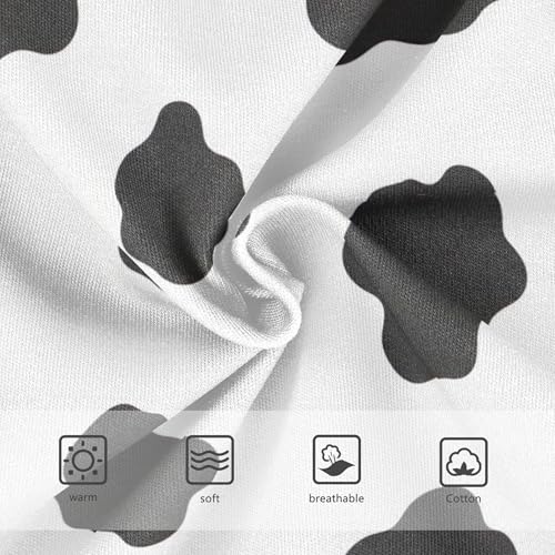 Cotton Toddlers Underwear Floral Black White Cow Spots Panties for Girl Designer Briefs Girls Undies 2t3