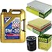 Produktbild QR-PARTS 69369073 Filter Set Inspektionspaket 5 Liter Liqui Moly Motoröl Longlife III 5W-30 MANN-FILTER Innenraumfilter Luftfilter Ölfilter